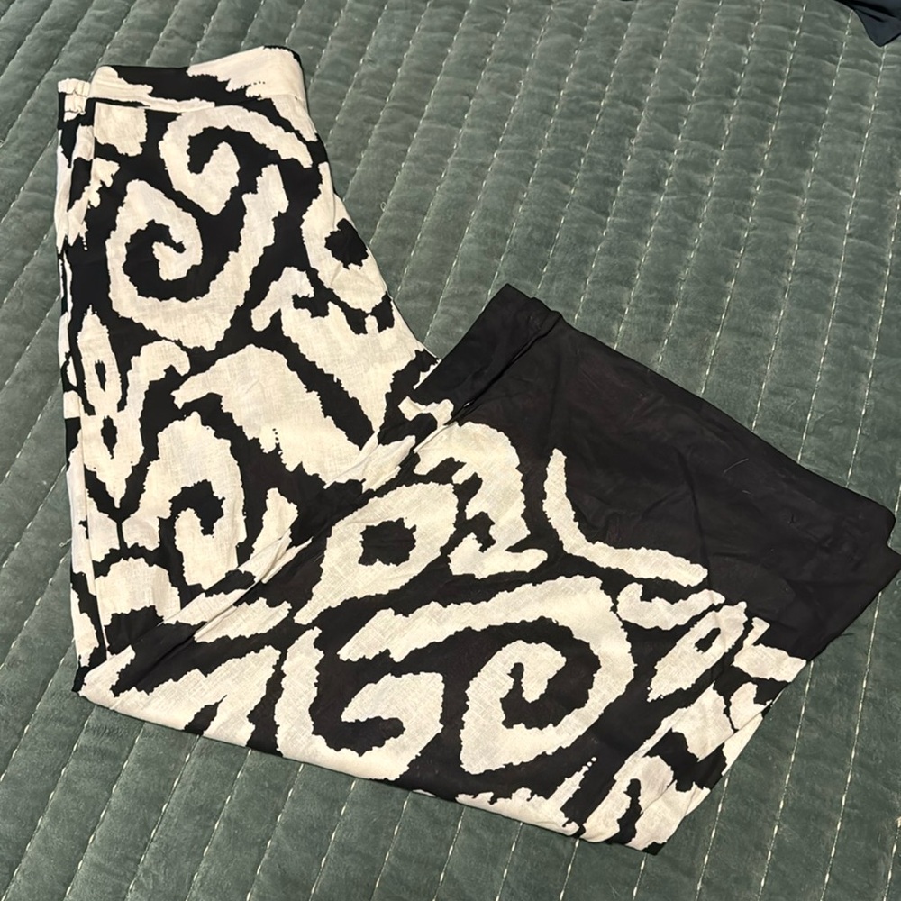 Linen boho pants